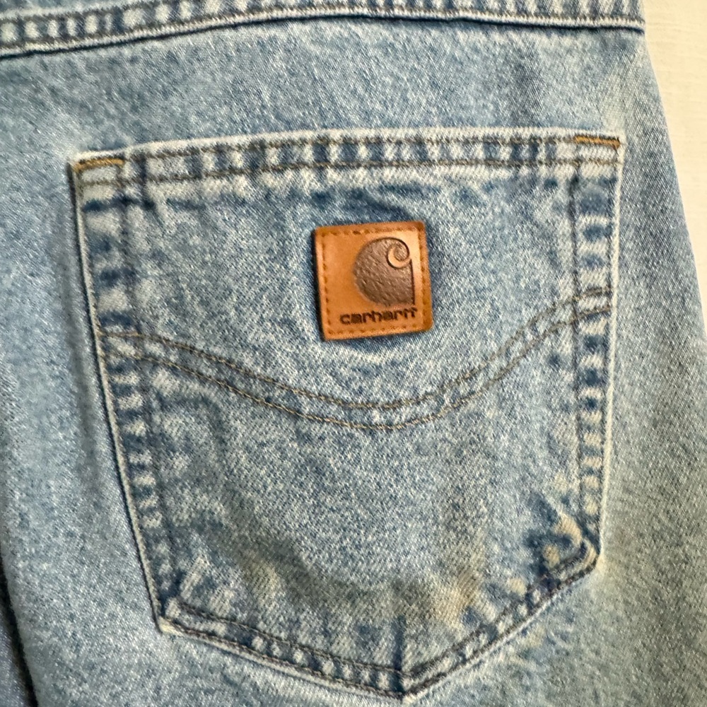 Vintage Y2K Carhartt Grunge B18 STW Jeans
33x30 Stone Wash Distressed Workwear - Picture 12 of 12